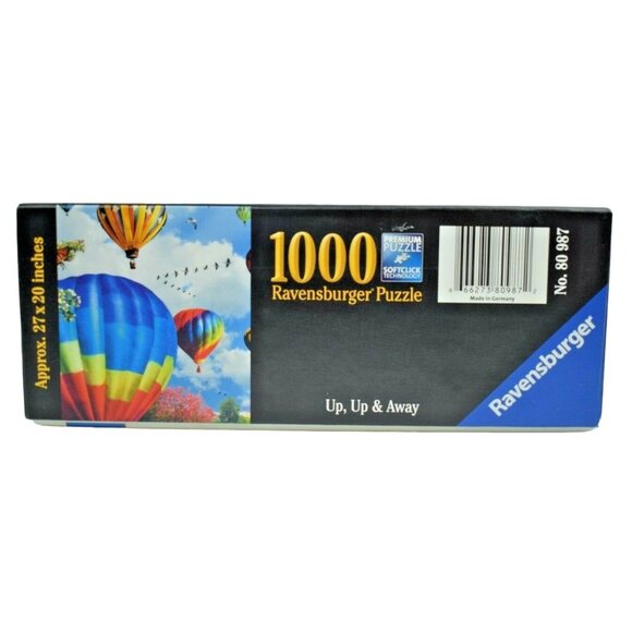 Ravensburger  Up, Up and Away 1000 Piece Hot Air Balloon Jigsaw Puzzle Complete - Picture 7 of 9